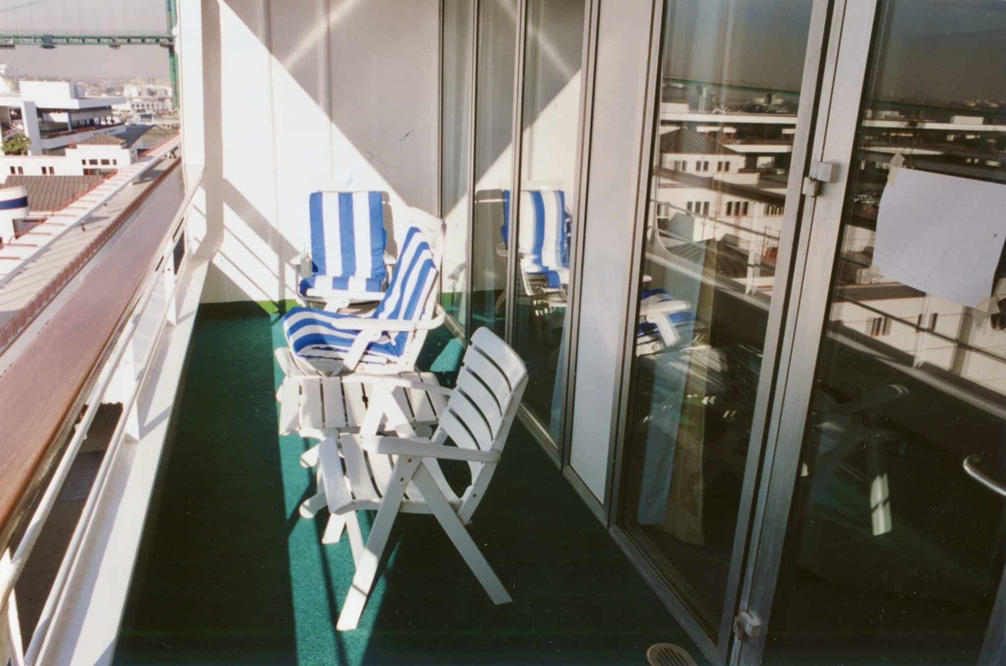 St. Tropez Suite balcony.