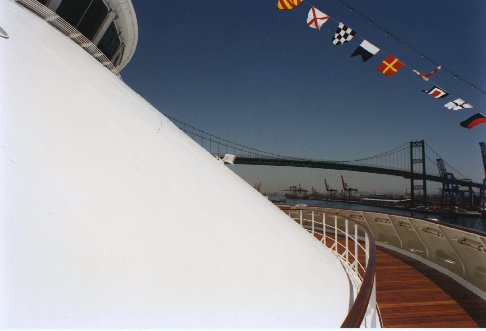 The forward Baja Deck terrace, for those who could actually get to it, was far too narrow to accommodate enough Crown Princess guests when the ship was cruising in scenic areas.