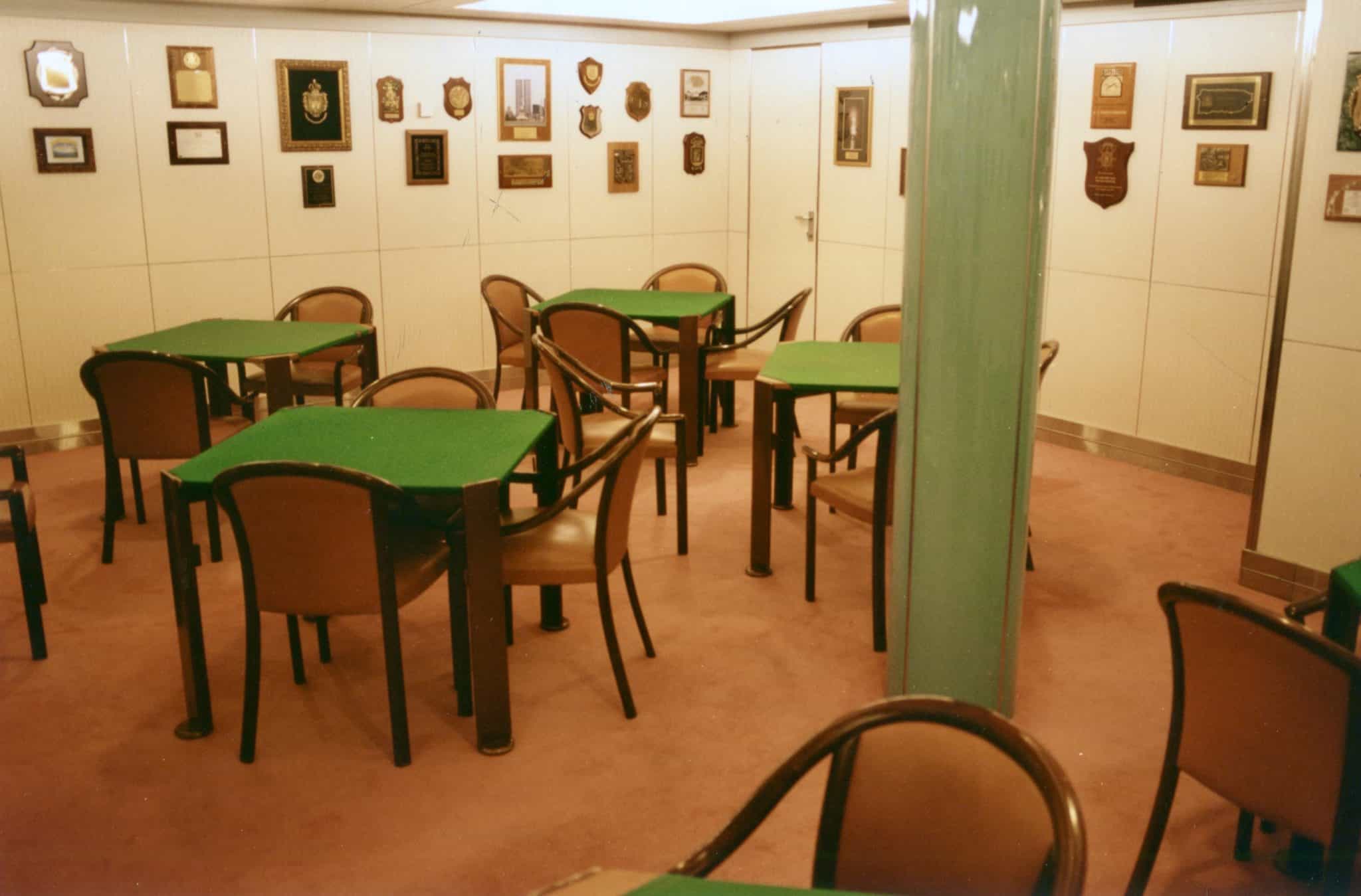 The Card Room, facing starboard.