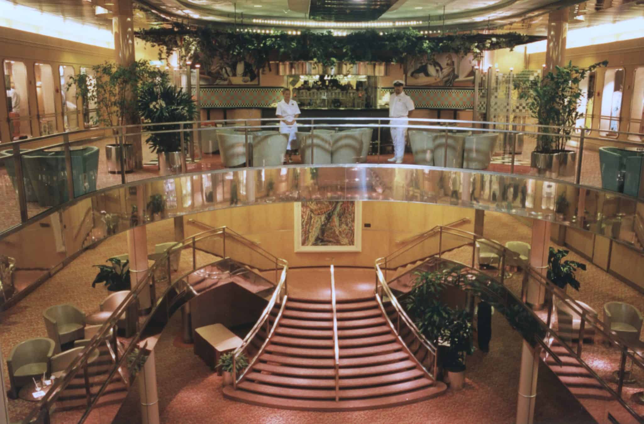 The Plaza, facing aft from Promenade Deck.