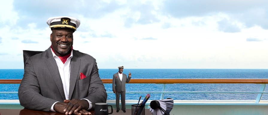 shaquille O'Neal CFO carnival cruise line