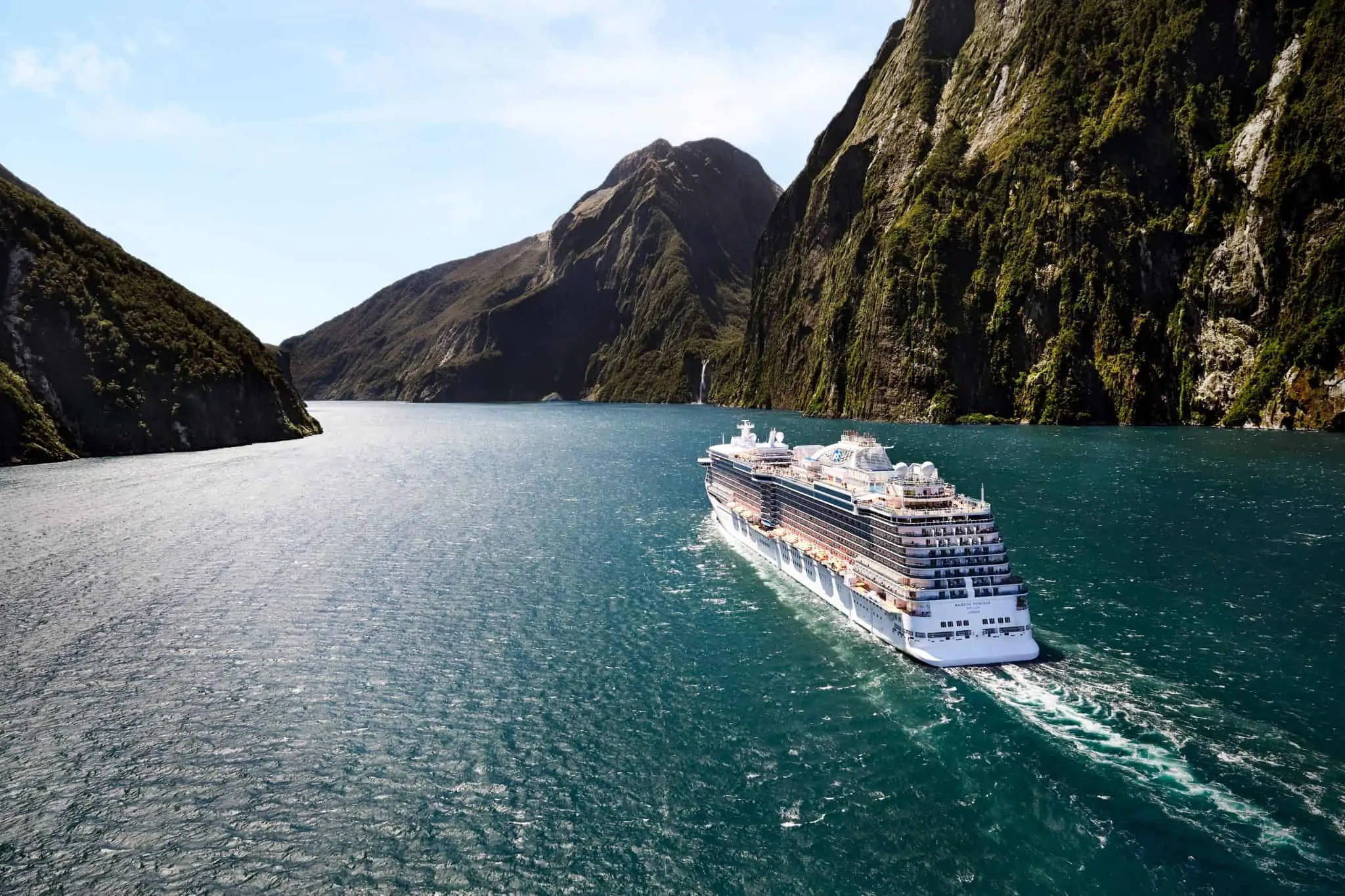 majestic princess milford sound new zealand