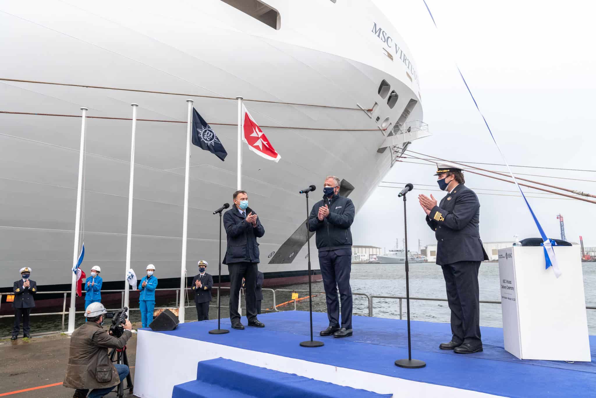 msc virtuoso delivery ceremony france