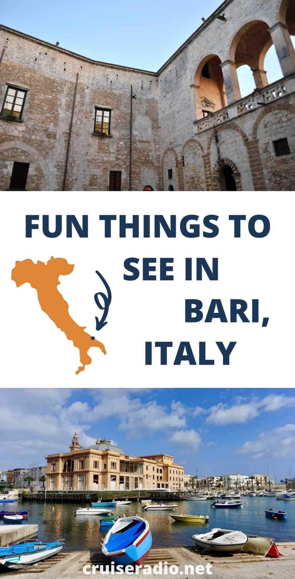 fun things to see in bari, italy