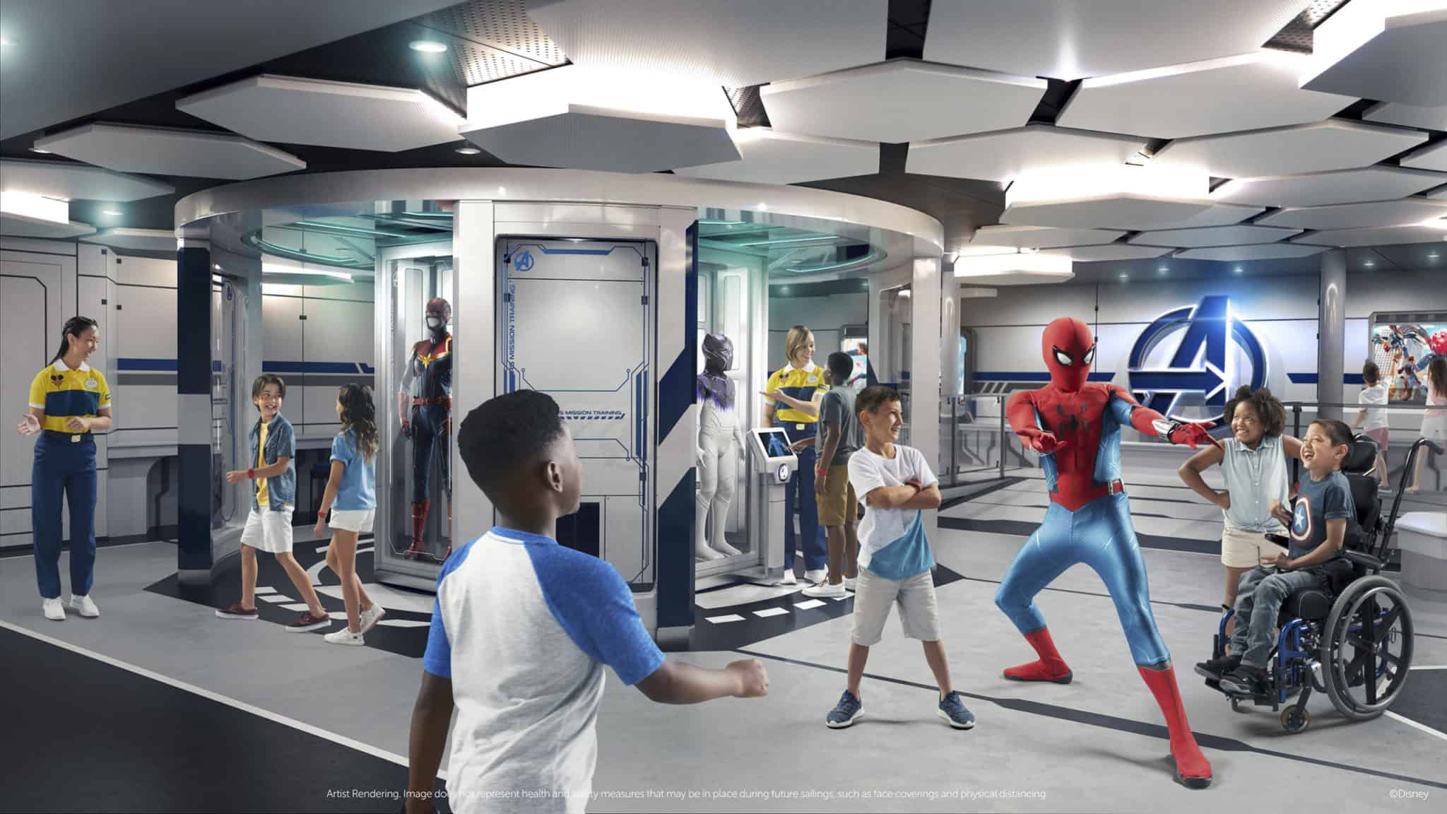 disney wish oceaneer club rendering marvel