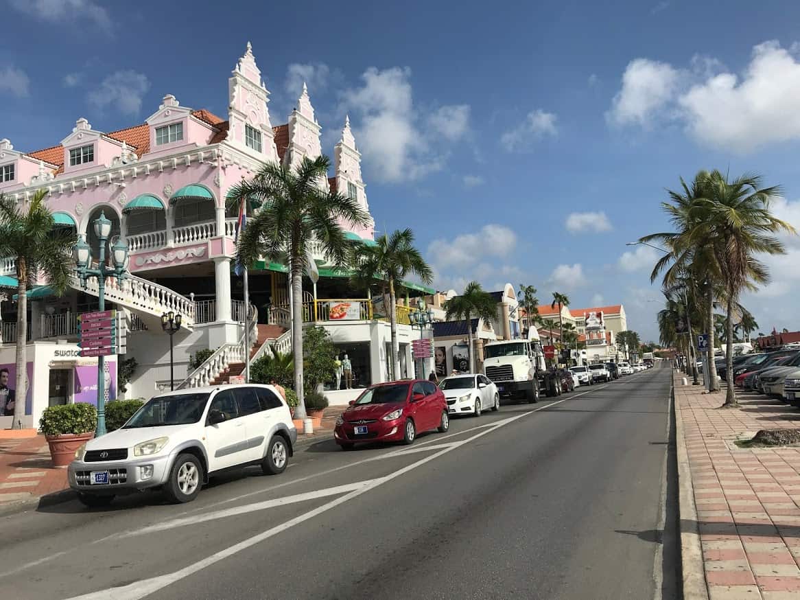 A street in Aruba