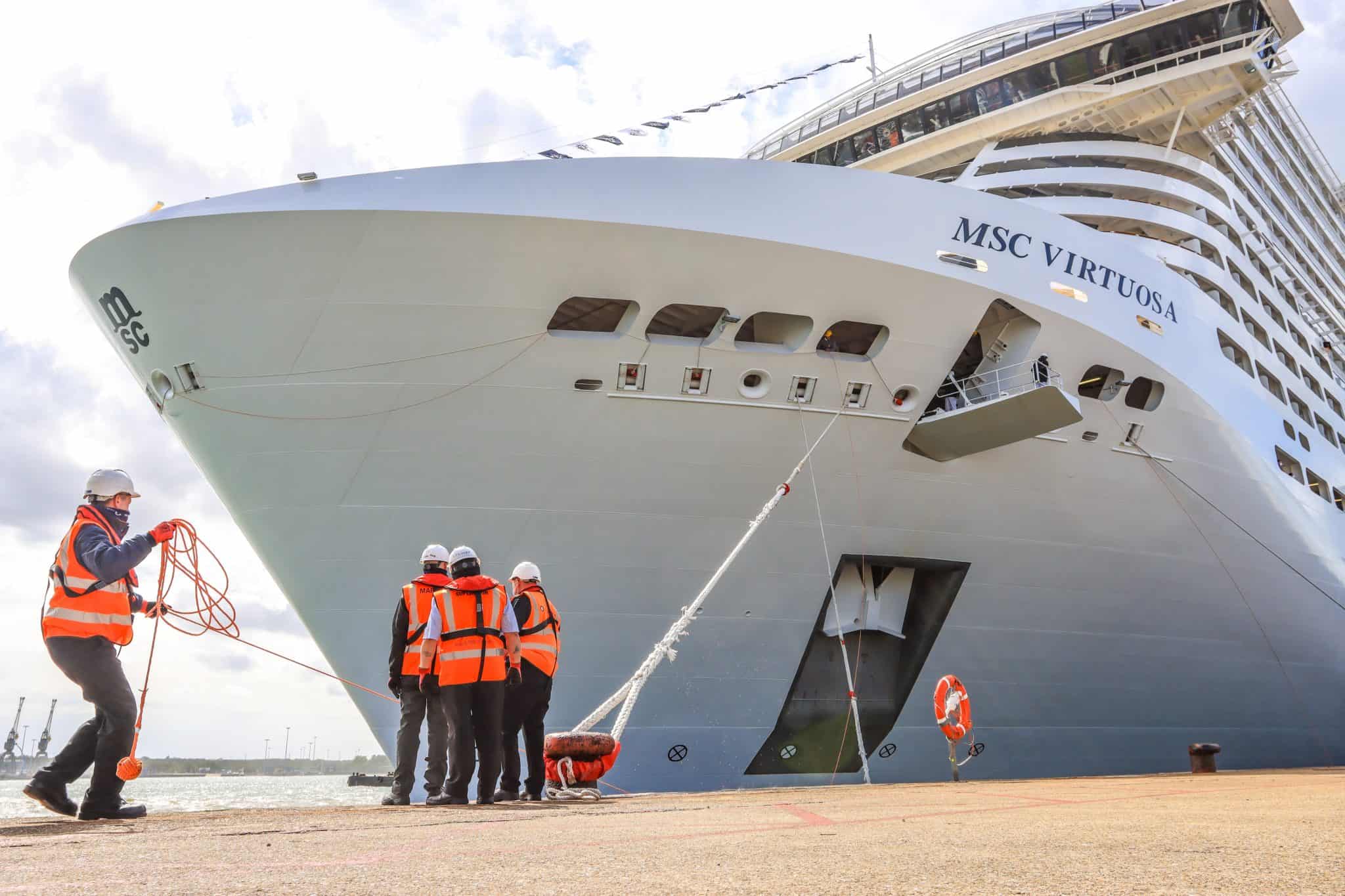 MSC Virtuosa Arrives in Southampton, Prepares For UK Cruises