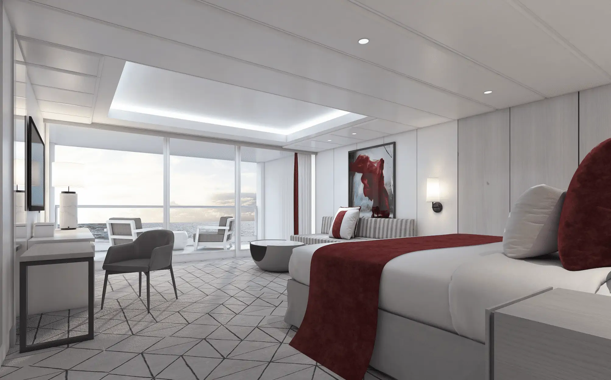 célébrité au-delà de la classe skysuite aqua 