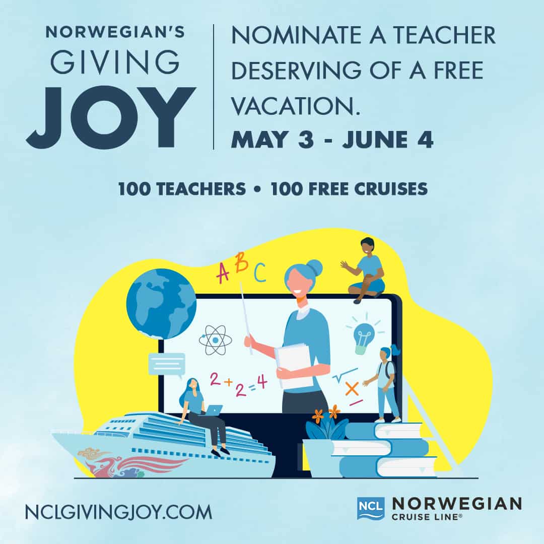 norwegian cruise line teacher appreciation contest