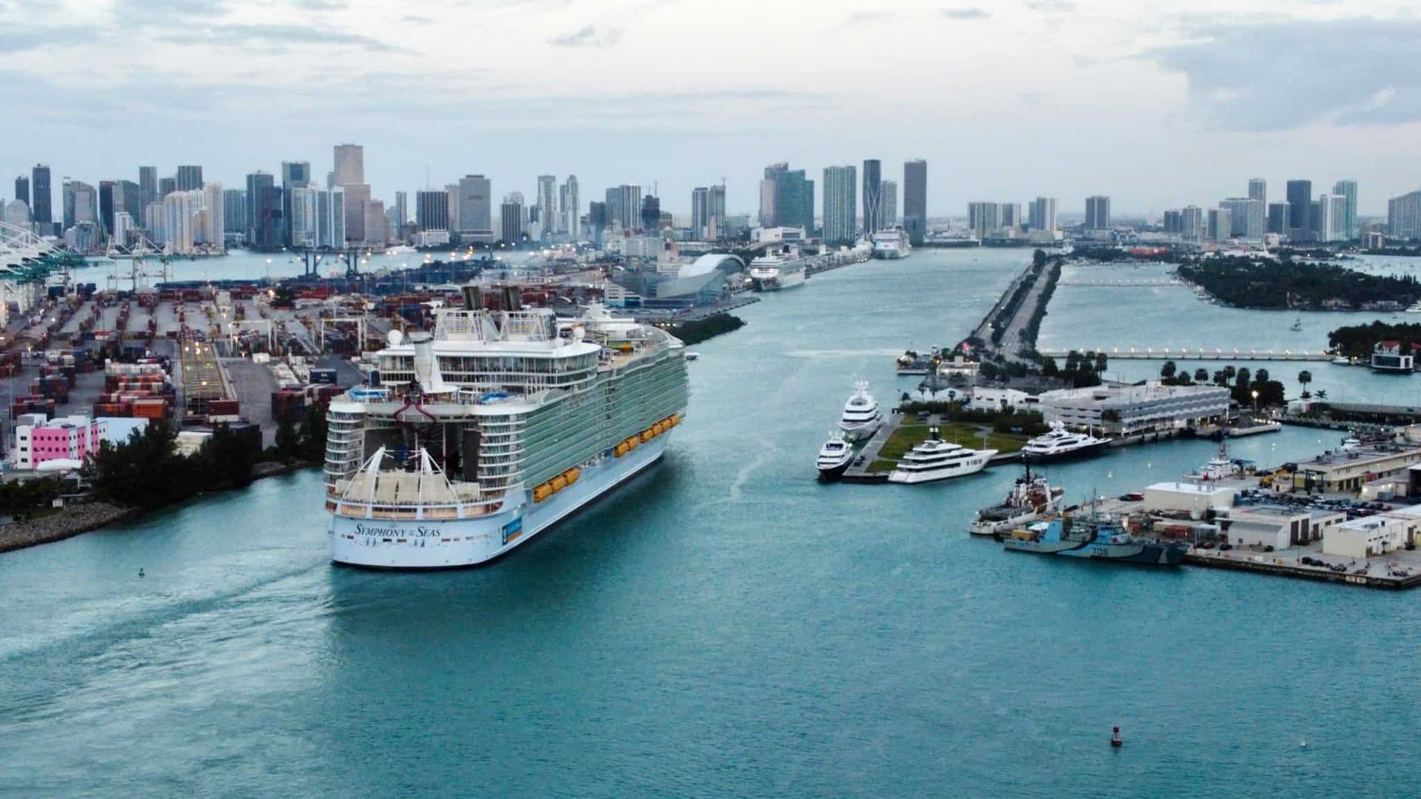 PortMiami miami florida symphony of the seas