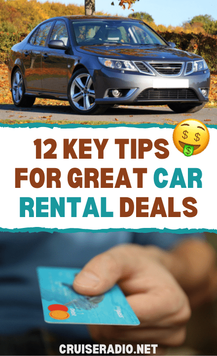 12 key tips for great car rental deals