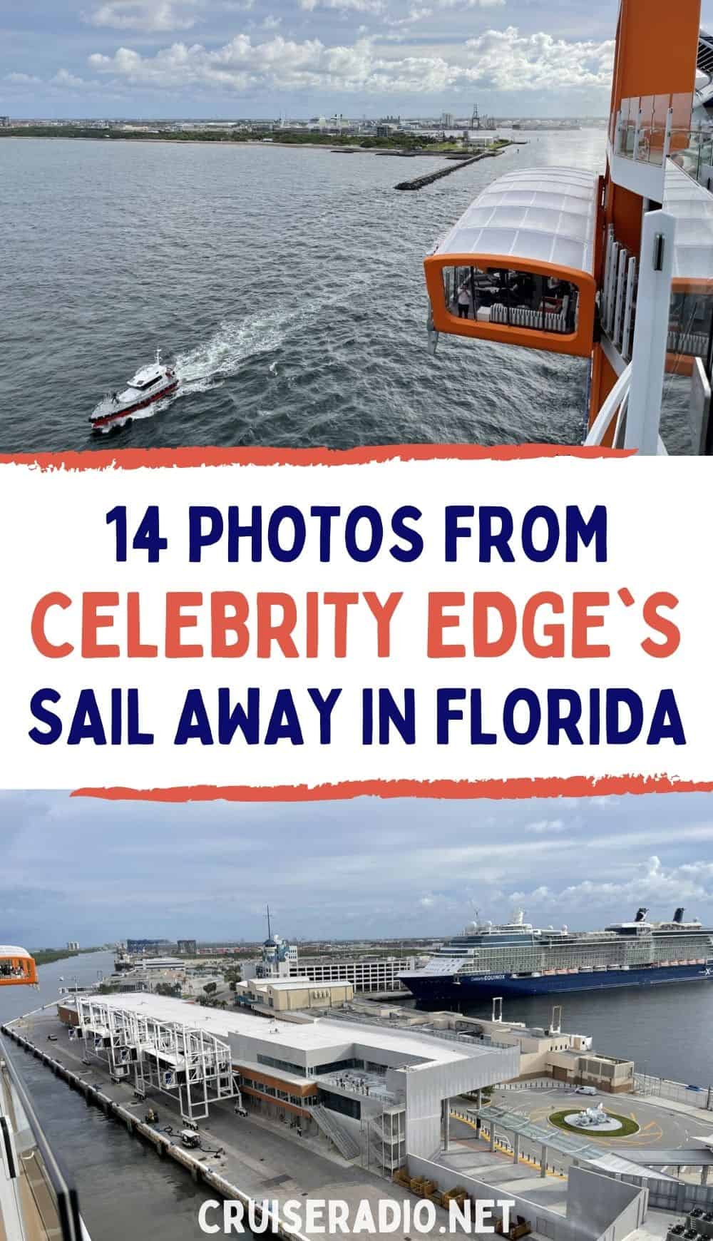 14 photos from celebrity edge's sail away in florida