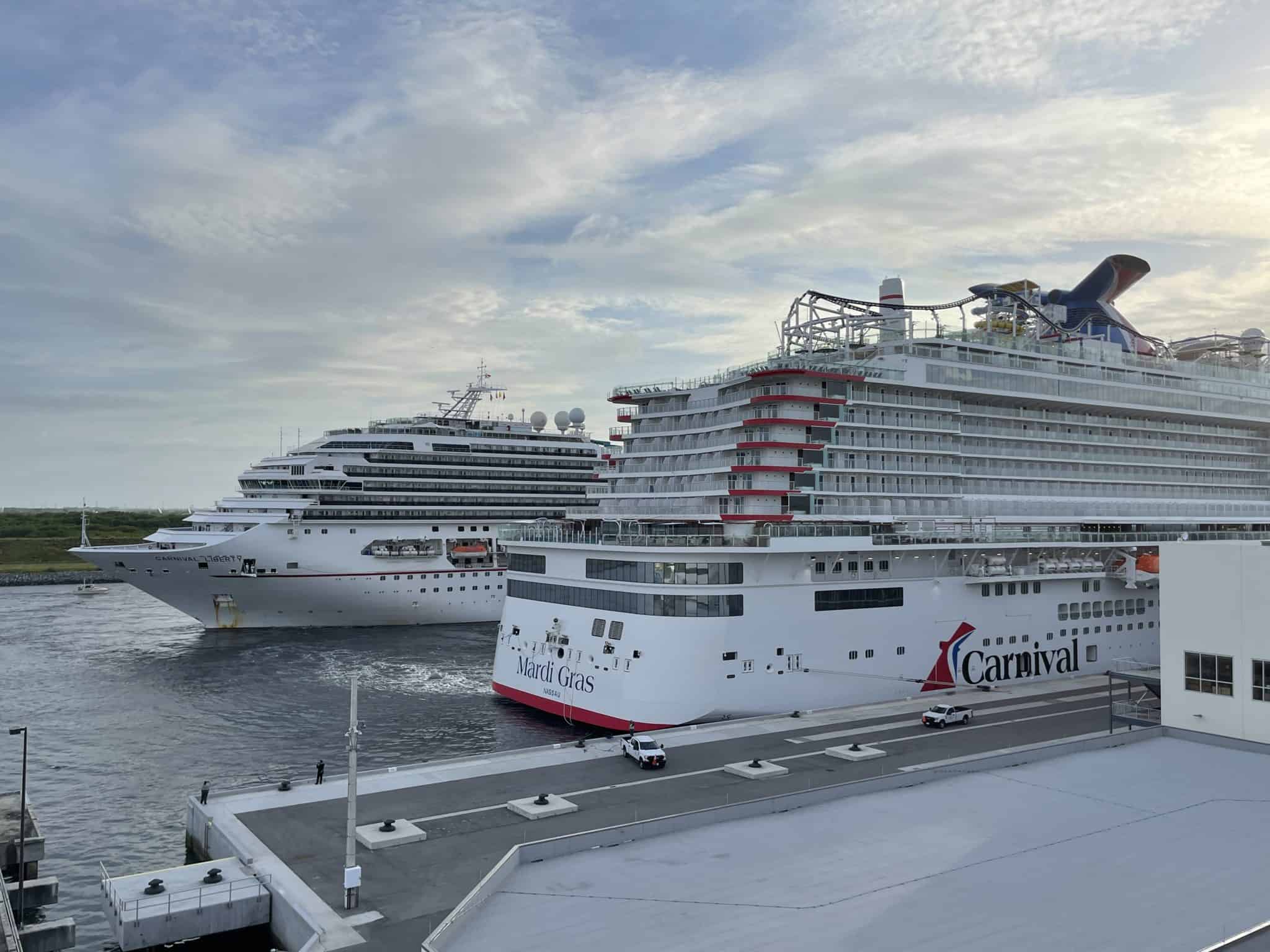 mardi gras carnival cruise line aft port canaveral