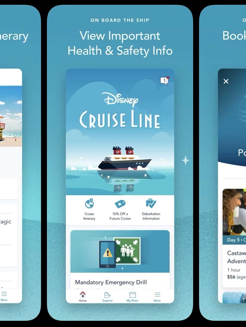 disney cruise line navigator app update