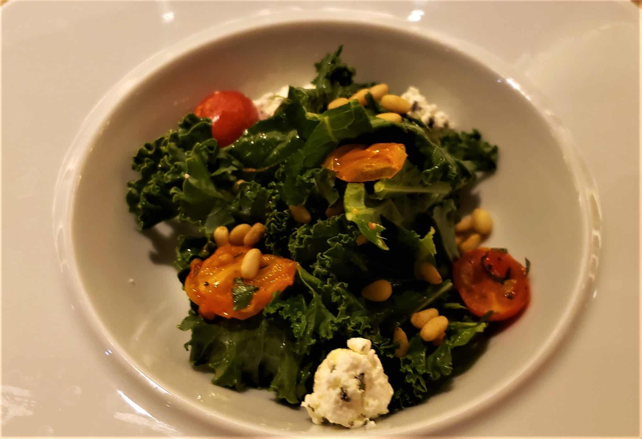 crispy kale salad luminae 