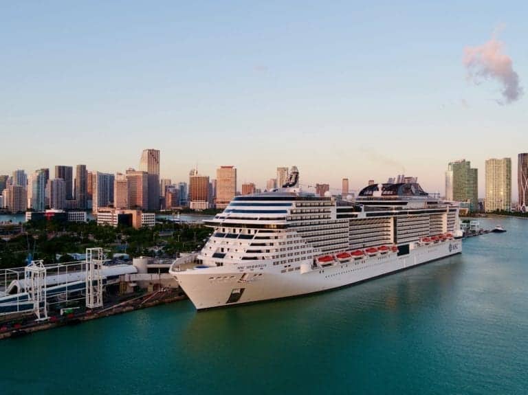 MSC meraviglia in port miami