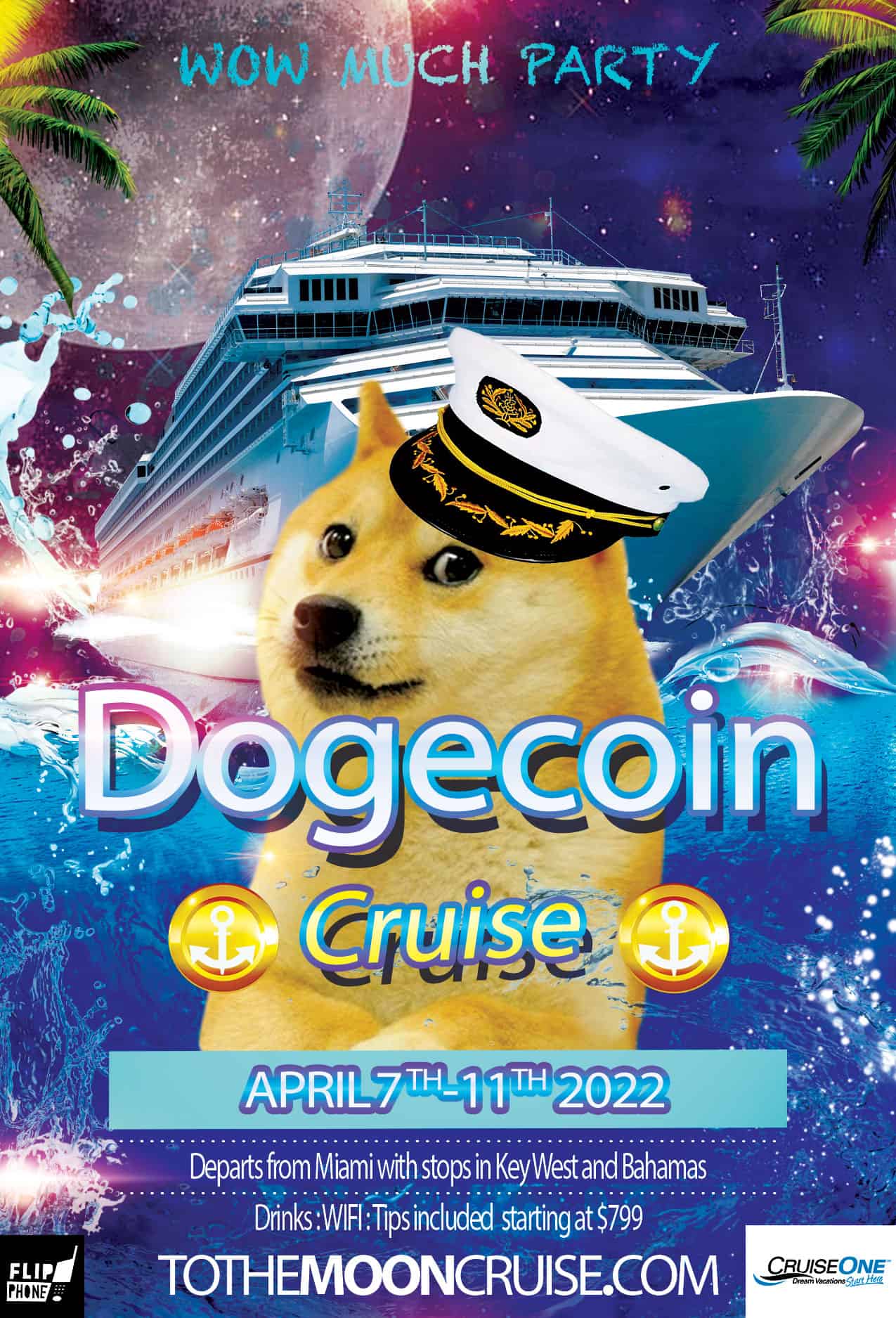 dogecoin cruise celebrity summit