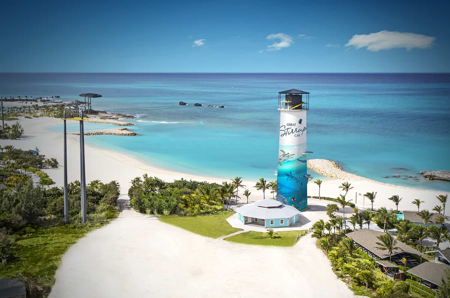 great stirrup cay bahamas norwegian cruise guy harvey lighthouse