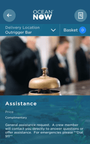 crewcall princess cruises app feature