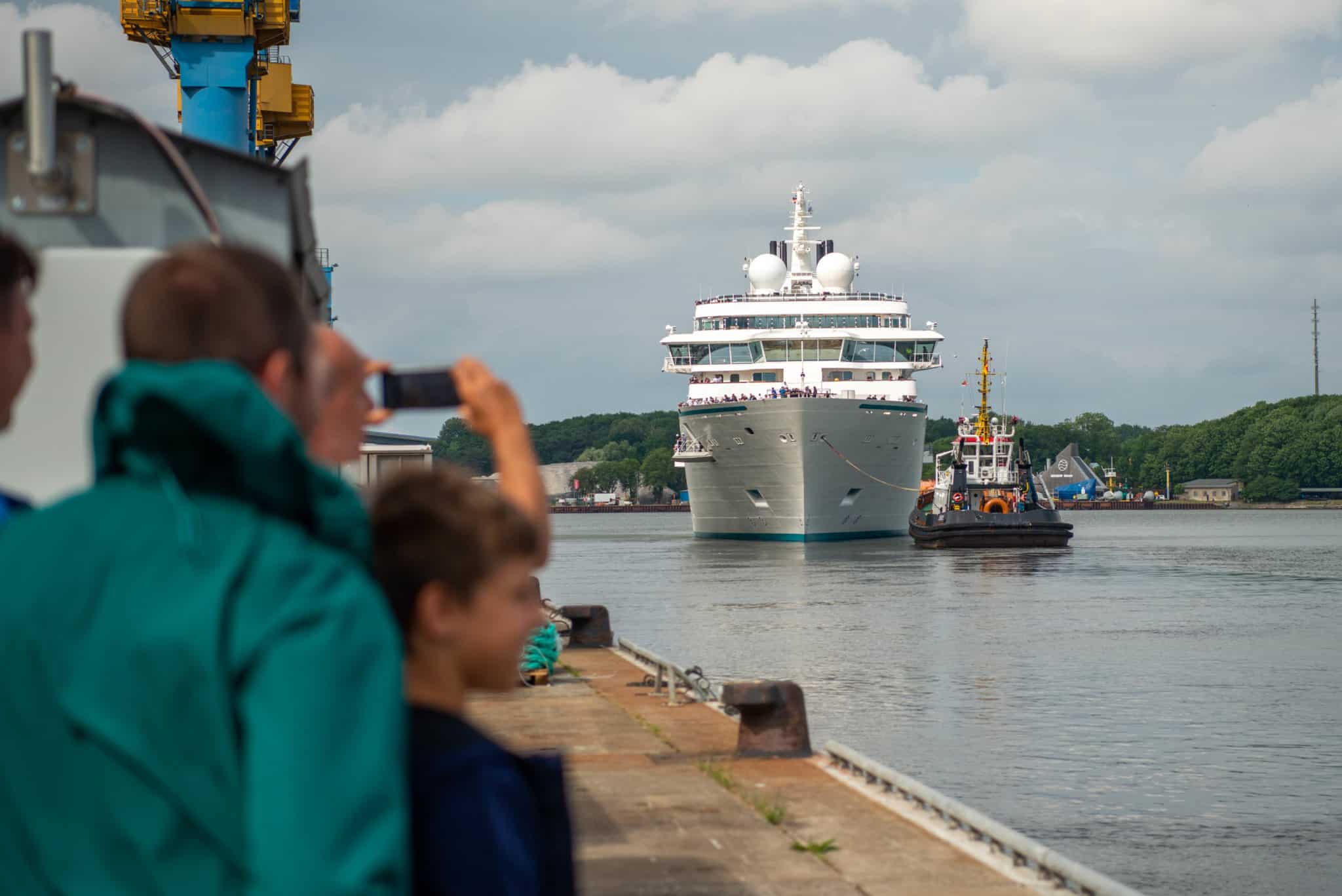 New Expedition Cruise Ship Departs Shipyard, Heads For Iceland