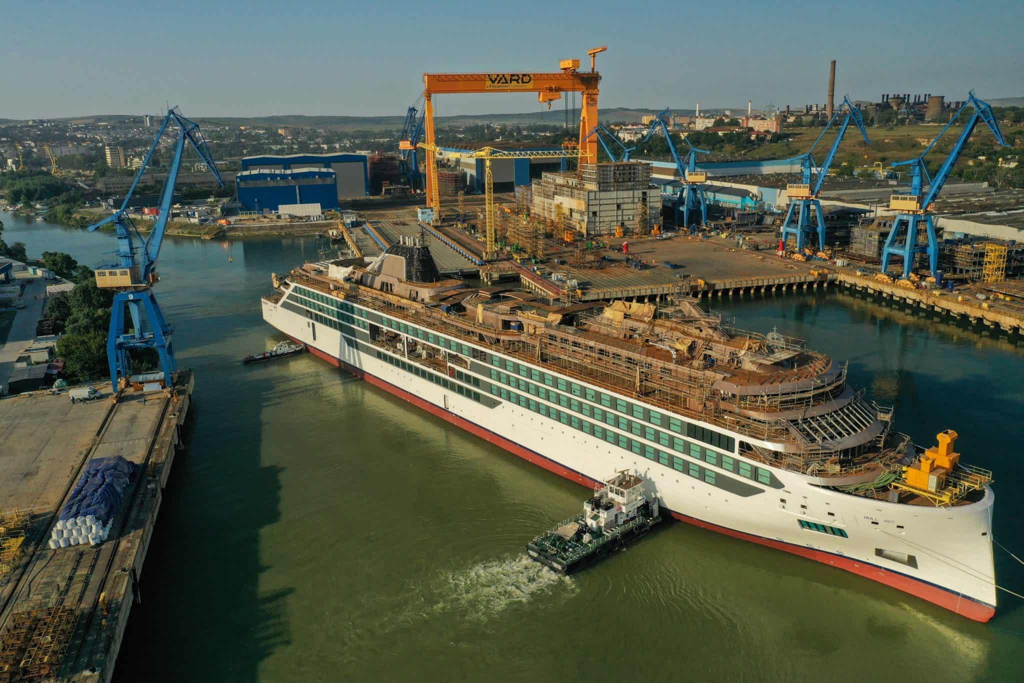 viking polaris expedition ship float out