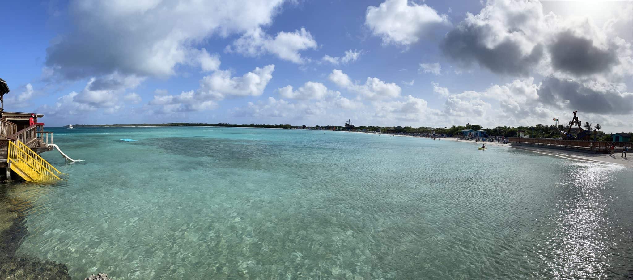 half moon cay blue water