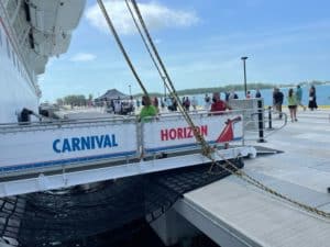 carnival horizon bimini bahamas