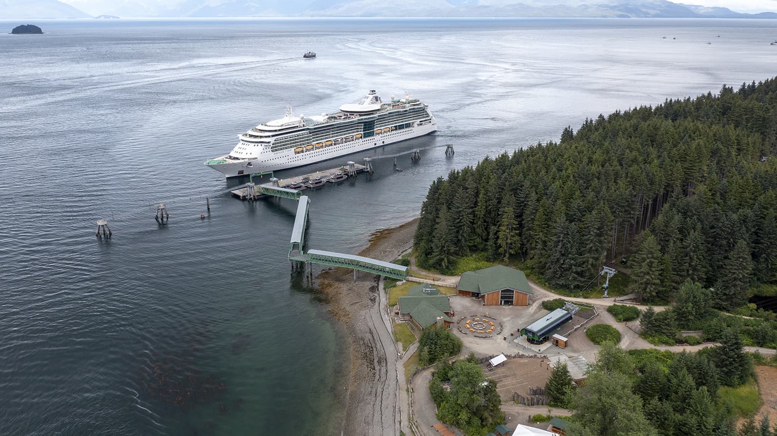 11 Things To Do In Icy Strait Point Alaska   Royal Serenade Arrives To Icy Strait Point First Ship Of 2021 3 