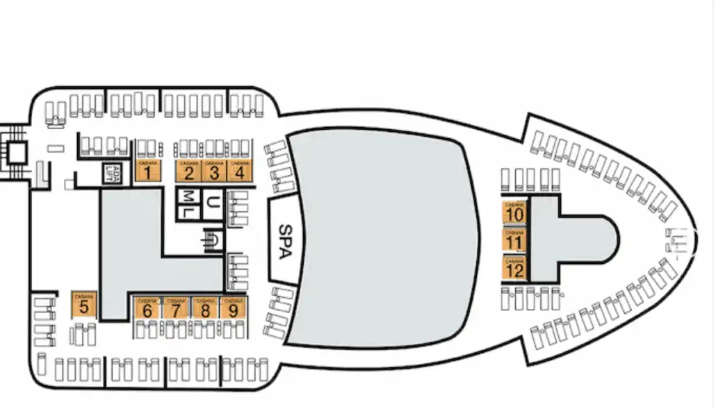 Loft 19 cabana rental availability