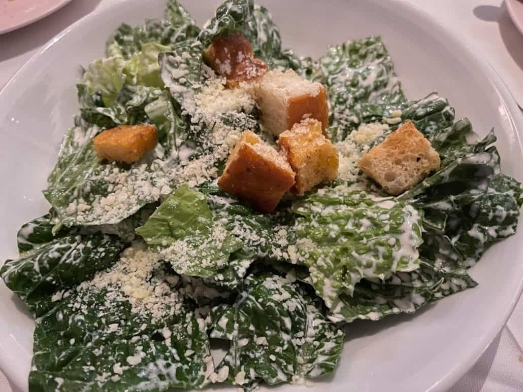 dinner caesar salad