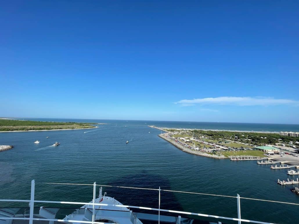 Mardi Gras Maiden Voyage sail away