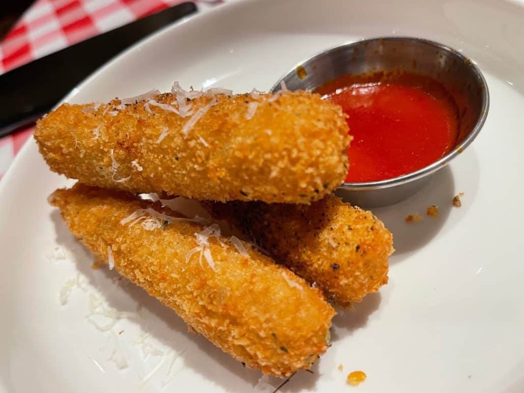 Mardi Gras Maiden Voyage mozzarella sticks MDR