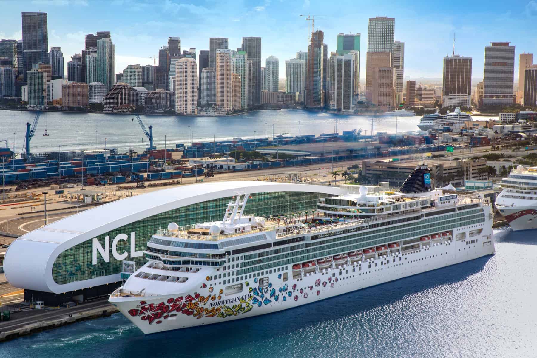 norwegian gem portmiami new terminal