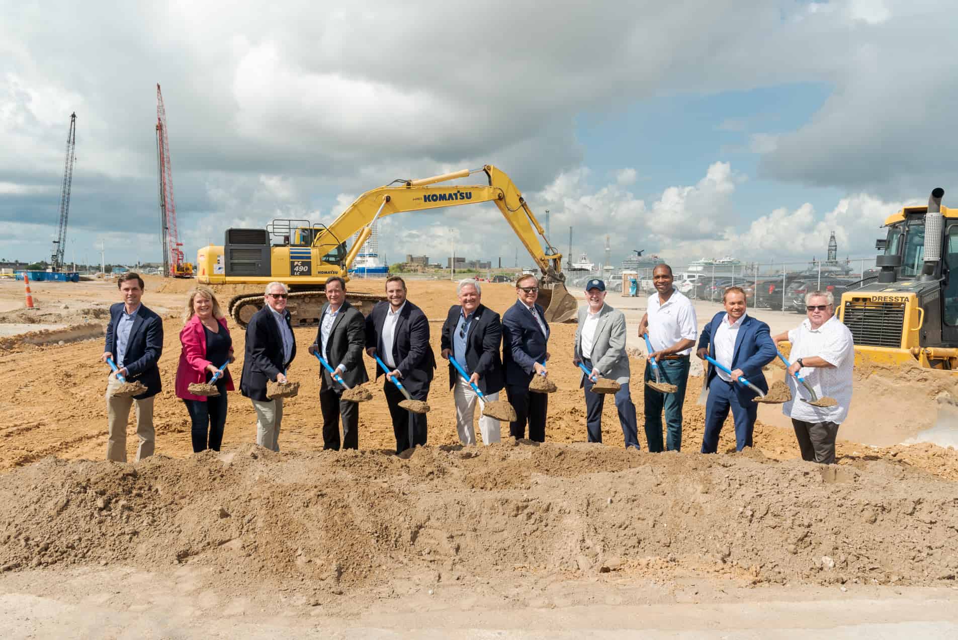 galveston royal caribbean terminal ground breaking