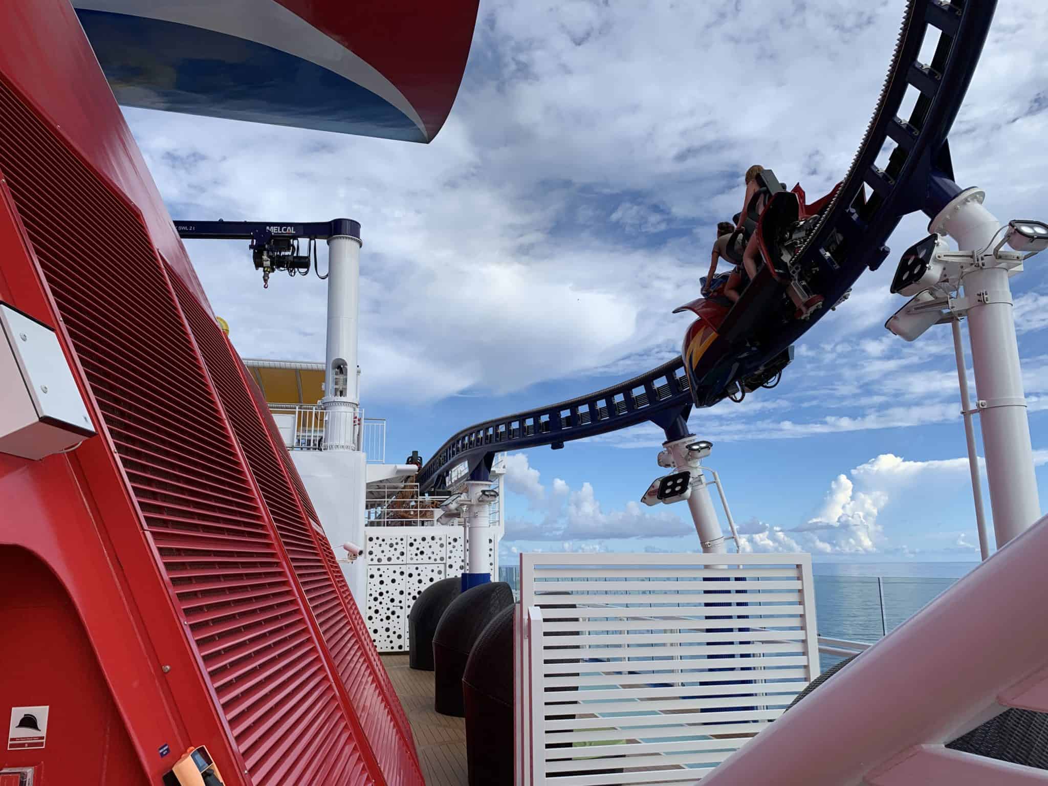 Carnival Mardi Gras New Cruise Ship Has a Roller Coaster