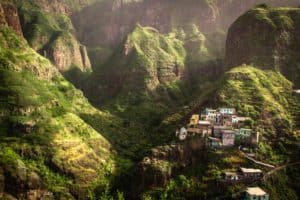 Santo Antão village in Cape Verde