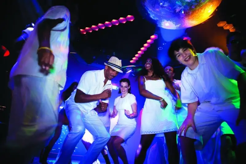 norwegian cruise white hot party