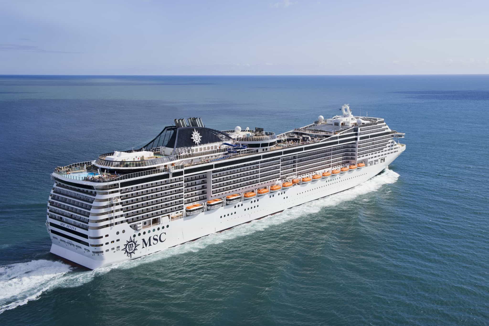 MSC divina at sea