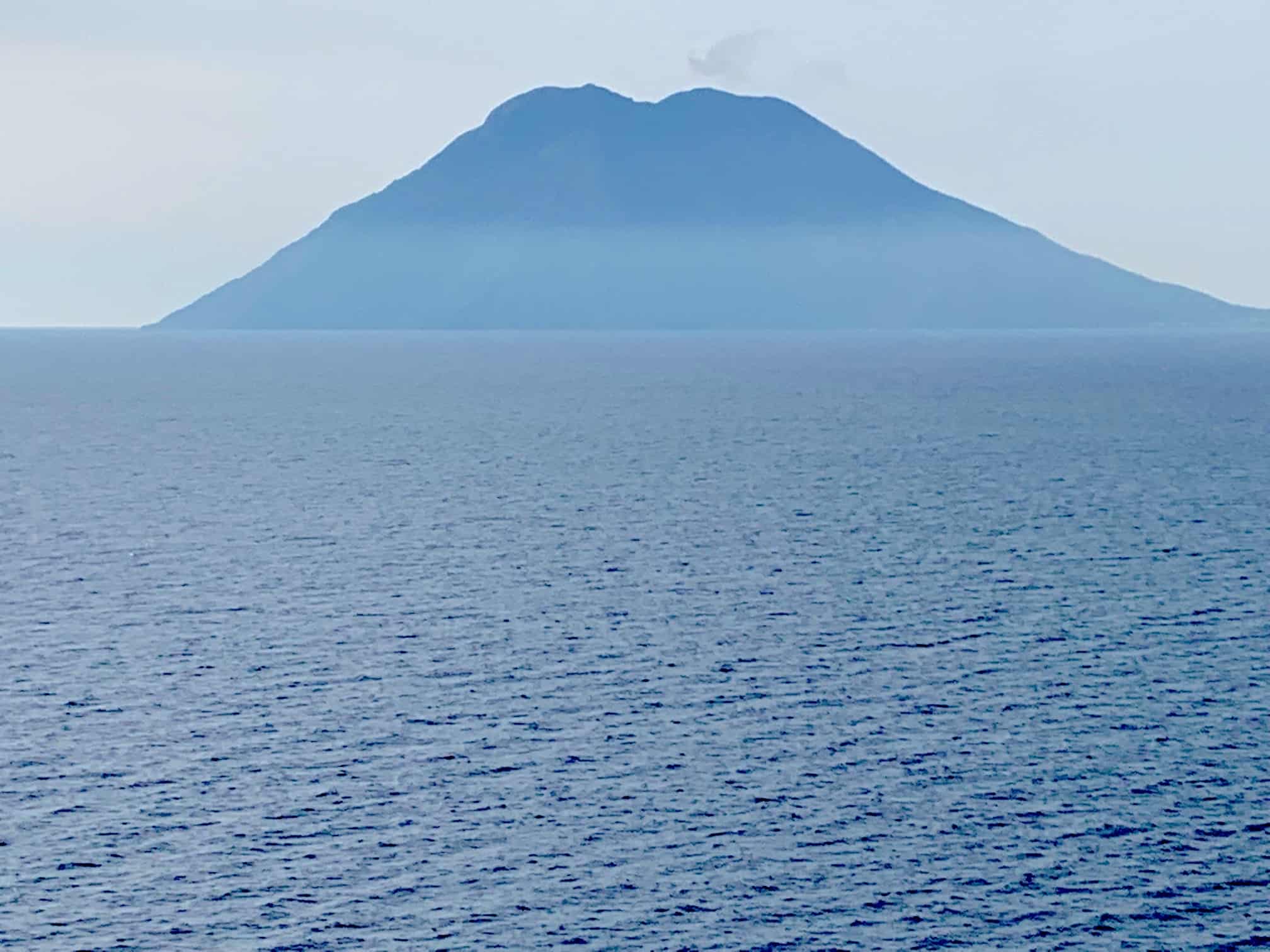 The volcano on Stromboli