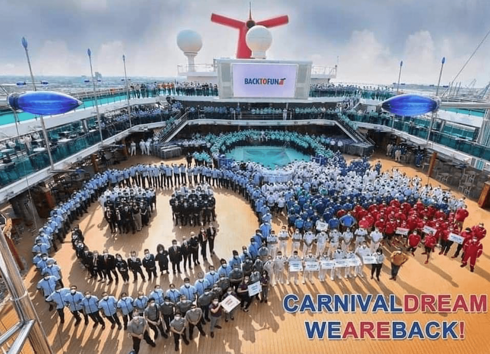 carnival dream resumes service