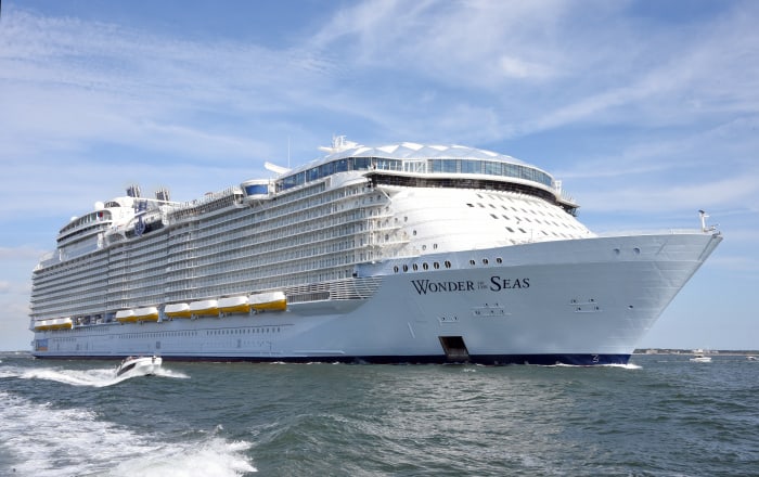 wonder of the seas royal caribbean sea trials