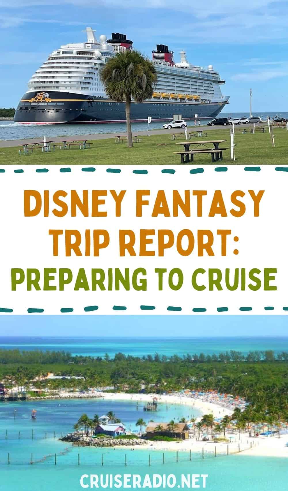 disney fantasy trip report: preparing to cruise