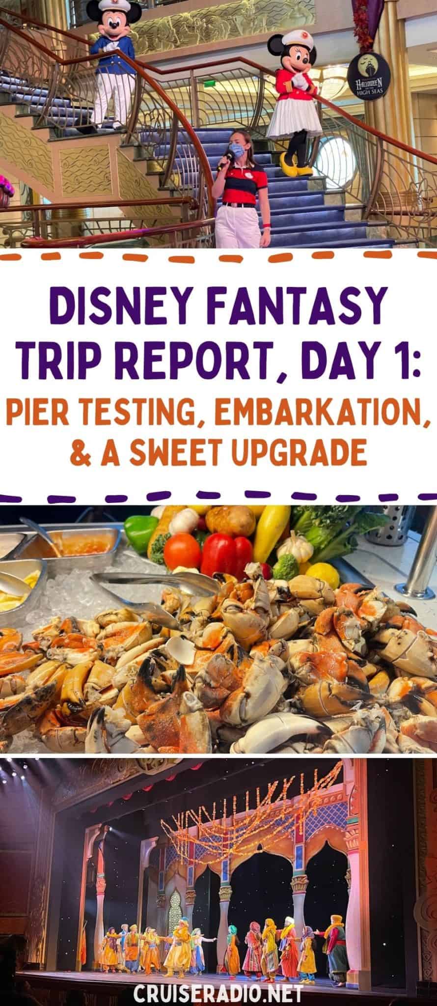 disney fantasy trip report, day 1