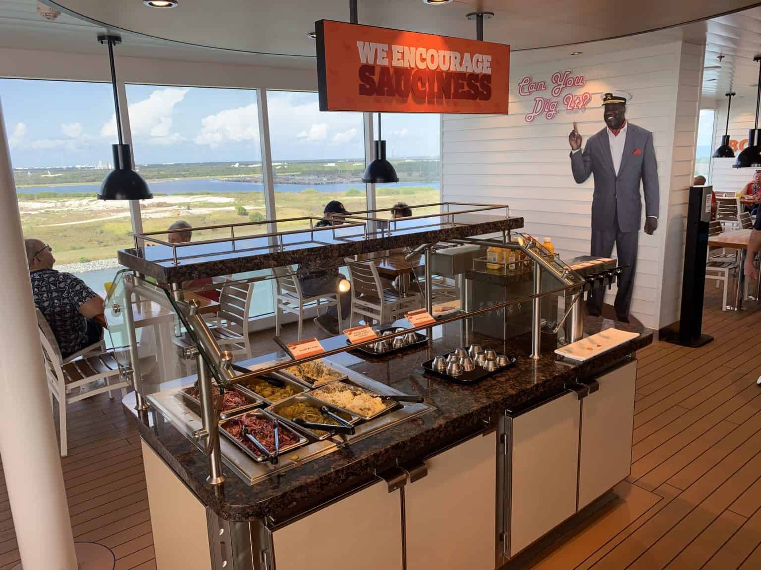 Review Shaq's Big Chicken on Carnival's Mardi Gras