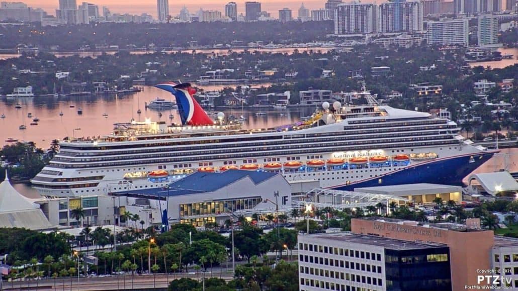 carnival radiance portmiami ptz tv