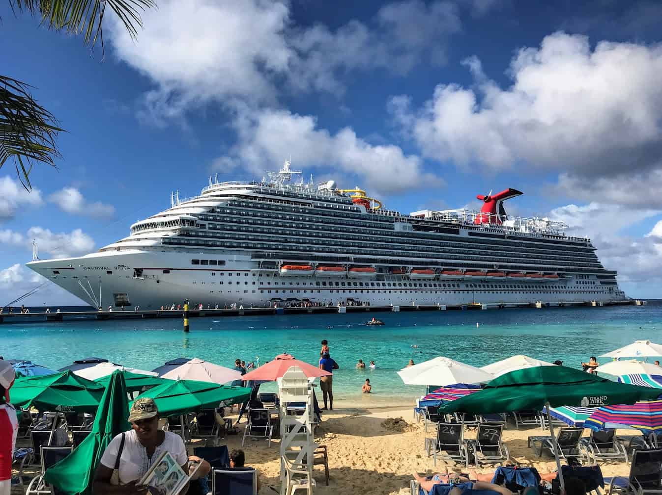 Carnival Vista docked in Grand Turk