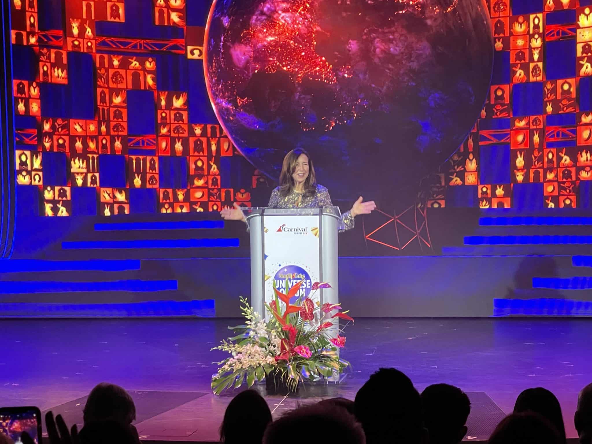 christine duffy carnival president mardi gras christening