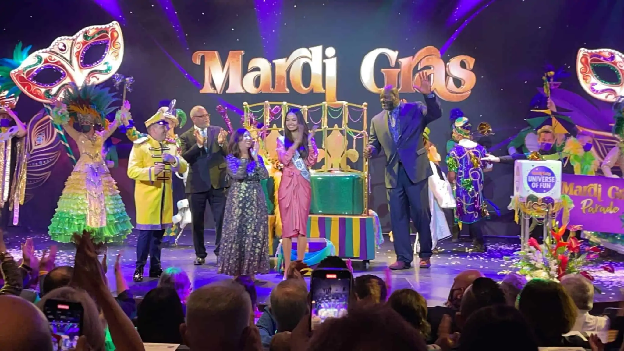 mardi gras christening ceremony