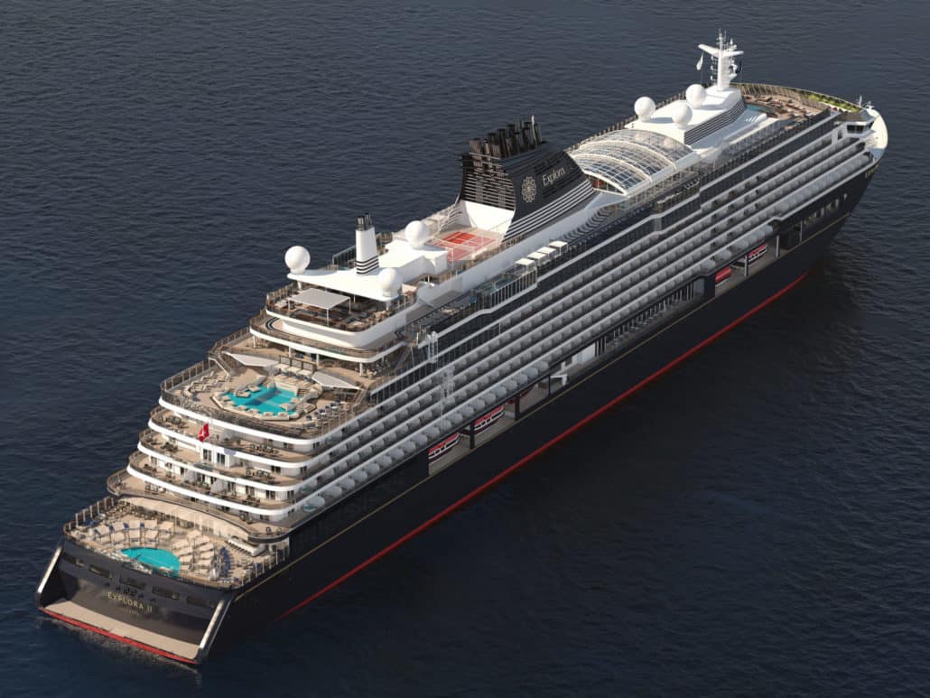 explora II luxury cruise ship rendering