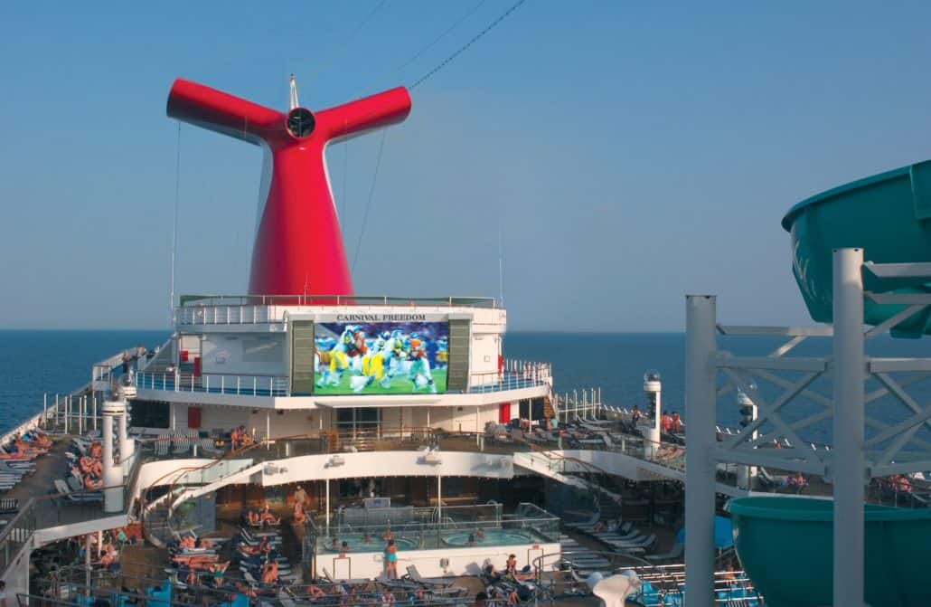 carnival freedom lido deck